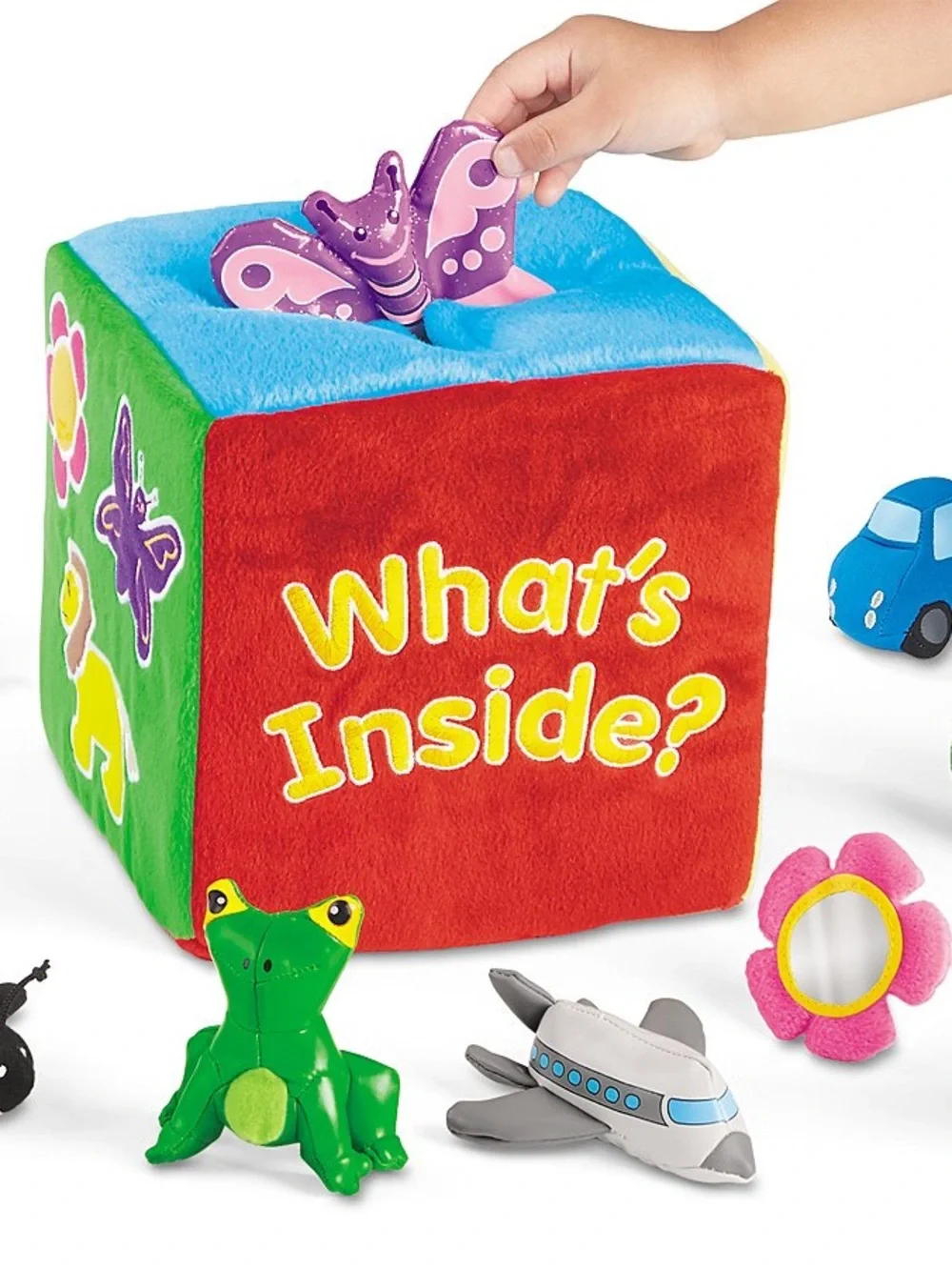 What's Inside? Soft Feely Box Educational Toy - Multi-Color